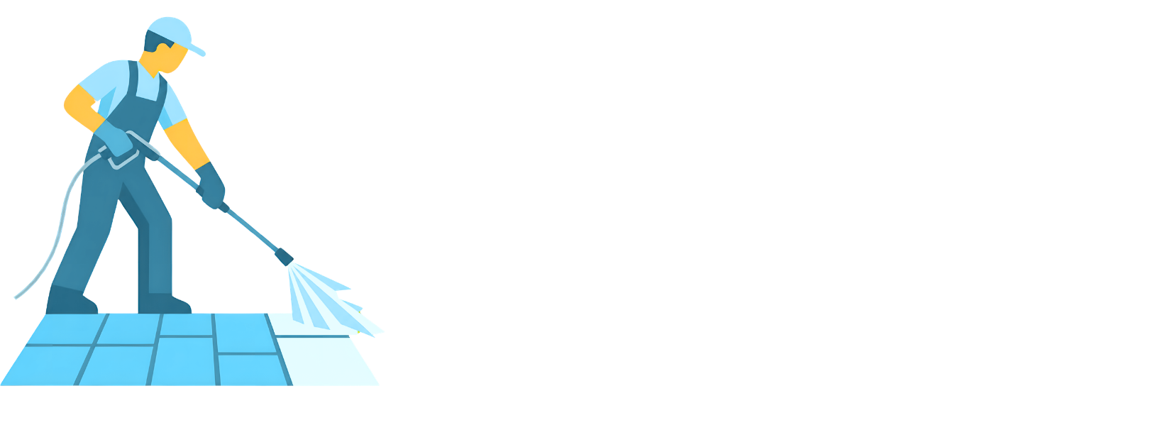 PK Construction Cleaning logo (white)